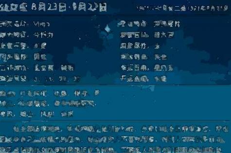 农历七月十三是什么星座