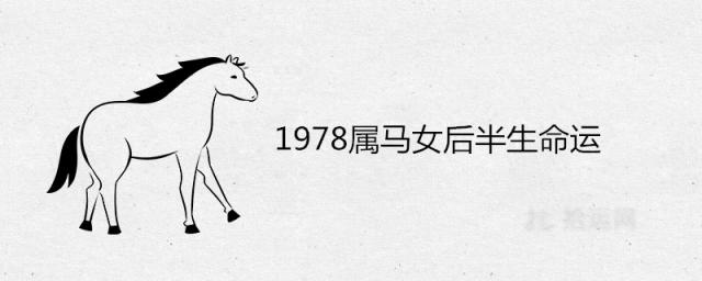 1978属马女后半生命运怎么样 多少岁能转运