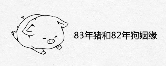 83年猪和82年狗姻缘好不好