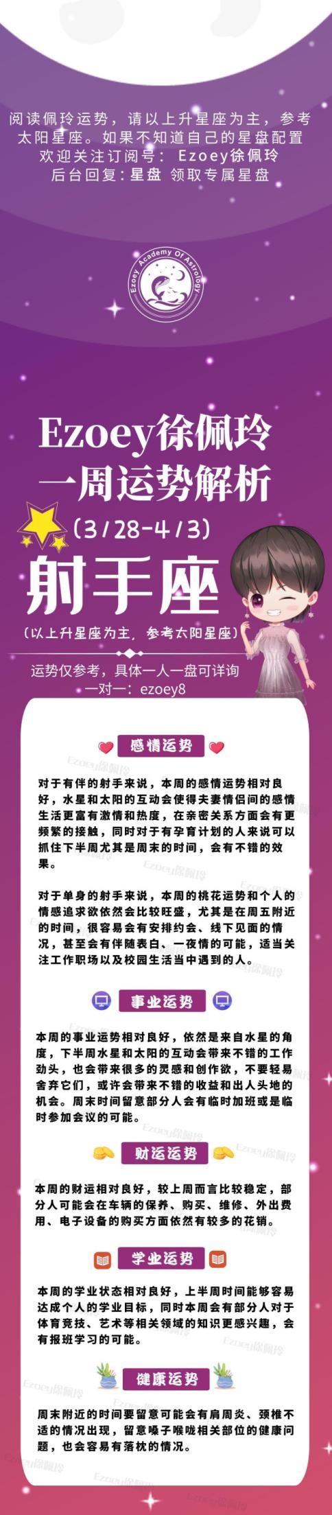 十二星座一周播报(3/28-4/3)——Ezoey徐佩玲星座周报