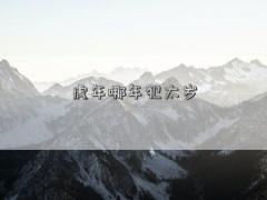 虎年哪年犯太岁